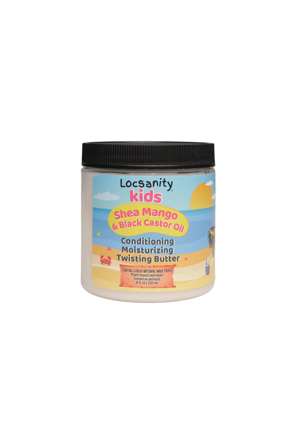 Locsanity Kids Shea Mango & Black Castor Oil Conditioning, Moisturizing, Twisting Butter