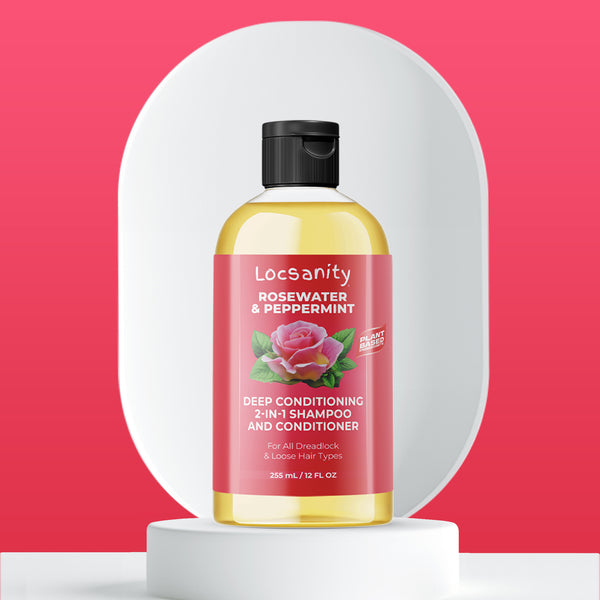 Rosewater and Peppermint Moisturizing, Conditioning and Nourishing Shampoo