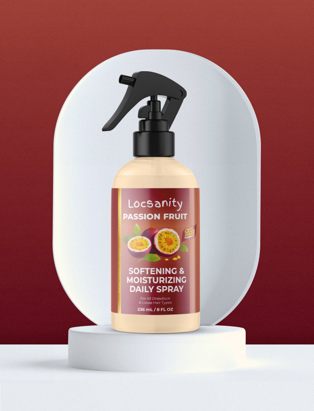 Locsanity Passion Fruit Softening and Moisturizing Daily Spray for Loc
