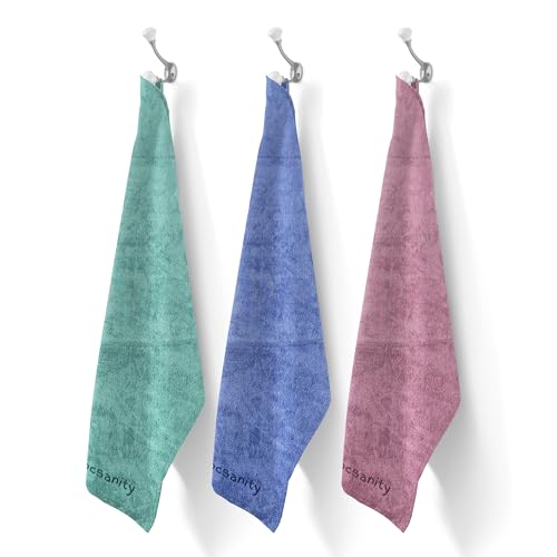 Locsanity Hair Jumbo (55"X27") Towel Set, 3 Pack, for Dreadlocks, Locs