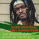 Salt and Pepper Afro Kinky Bulk Human Hair For DreadLocks, Loc Repair 8" and 16" Options Long (1 Oz) 25% Grey