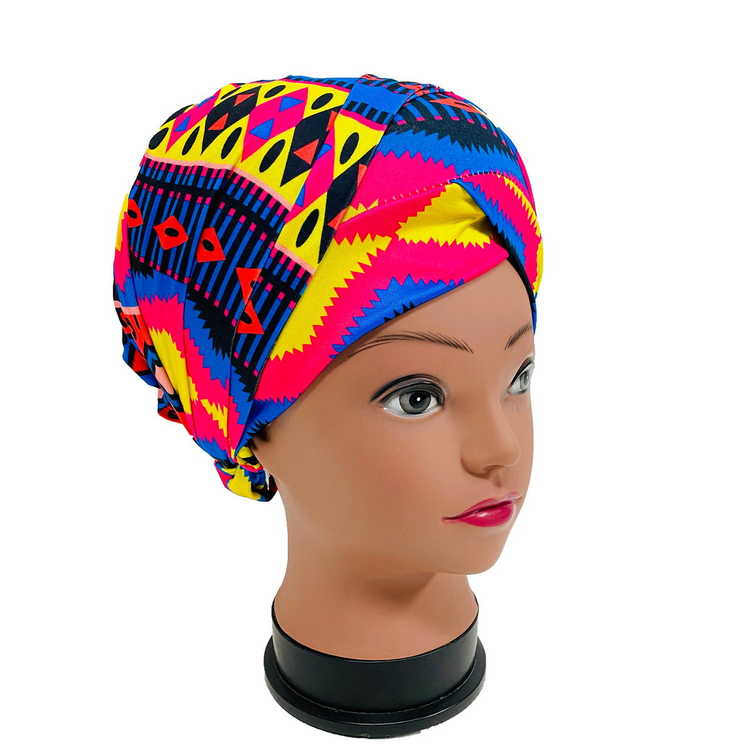 Harewom Head Wraps for Black Women Stretchy Head Scarf African Hair Wraps  for Dreads Locs Natural Hair Turban Headwraps Jersey Tie Headbands(Pink and
