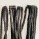 Clip in 100% Human Hair Dreadlocks Extensions Handmade 10" Long - Sold 5 or 3 Locs to a Clip