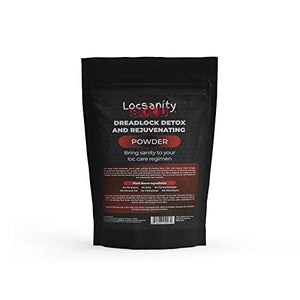 Locsanity BOLD Locs Natural Hair Deep Clean Detox and Rejuvenate Dreadlock Powder - ACV Alternative