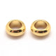 10 Piece Brass Beads Sisterlocks Microlocs Rondelle, Golden, 5x2mm, Hole: 3mm Smooth Dreadlock Beads Small Dreadlocks - Locsanity