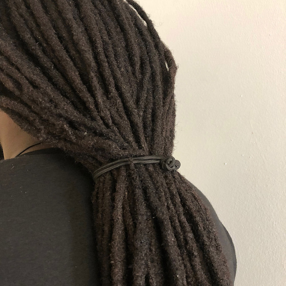 Jumbo Knotted Hair Tie Set of 4 - for natural hair, dreadlocks and thick hair - Locsanity