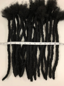 100% Human Hair Dreadlocks Handmade - Afro Kinky Large - Locsanity