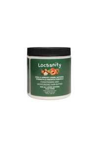Locsanity Shea and Apricot Loose, Natural, Conditioning and Moisturizing Hair Butter - Strength & Growth Formula