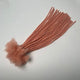 Locsanity Afro Kinky 100% Human Hair Handmade Locs - Pencil Width - .5cm Pink Dreadlocks, Crochet Hair Extensions (20", 10 Locs Per Bundle)