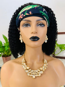 Afro Kinky 4B/4C 100% Human Hair Headband Wig - 14" and 16" Available